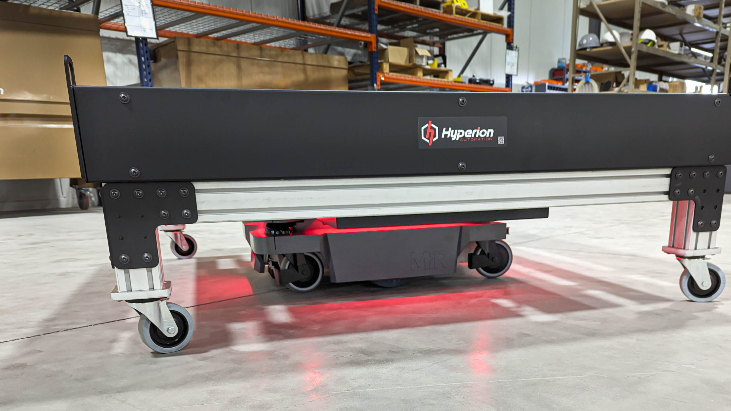 Carted Conveyor Solution Repurposes AMR for Heavier Payloads - Hyperion ...